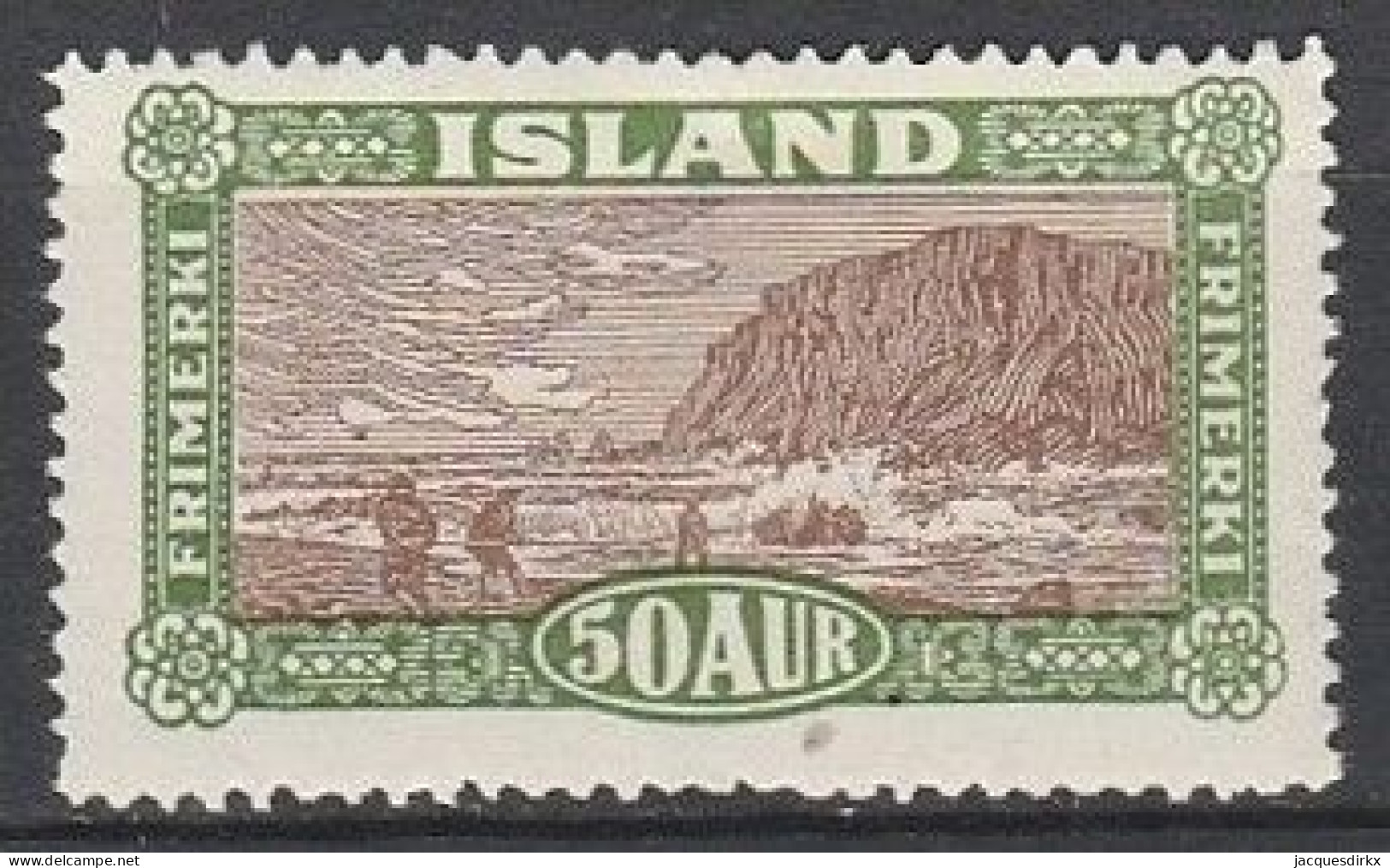 Iceland      .       Yvert    .      119     .     *      .      Mint-hinged - Unused Stamps