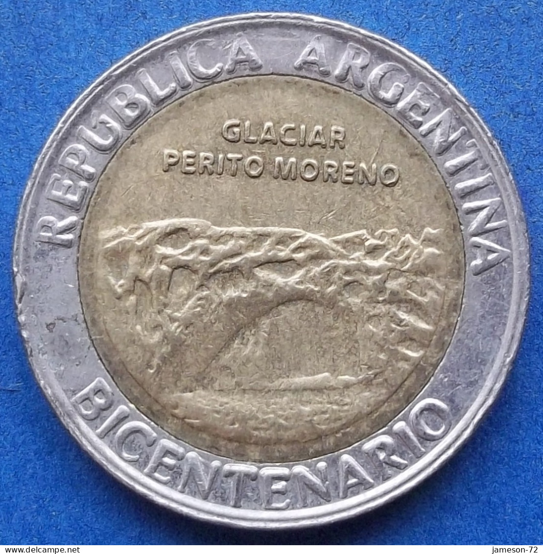 ARGENTINA - 1 Peso 2010 "Glacier Perito Moreno" KM# 160 Monetary Reform (1992) - Edelweiss Coins - Argentine