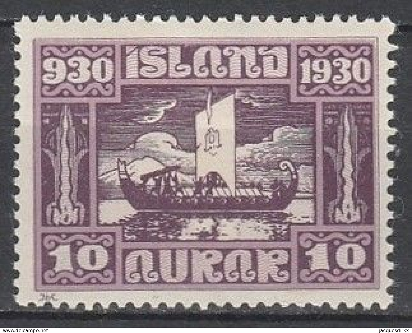 Iceland      .       Yvert    .      126      .     *      .      Mint-hinged - Nuovi