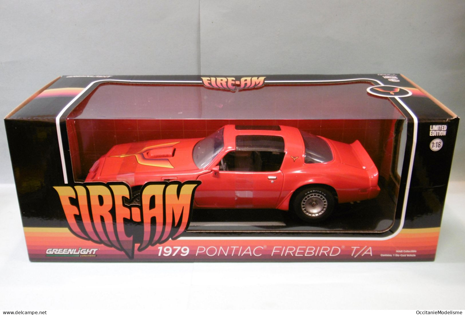 Greenlight - PONTIAC FIREBIRD Fire-Am T/A 1979 Rouge Réf. 13613 Neuf 1/18 - Altri & Non Classificati