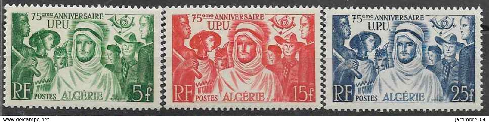 1949 ALGERIE 276-78** U.P.U - Neufs