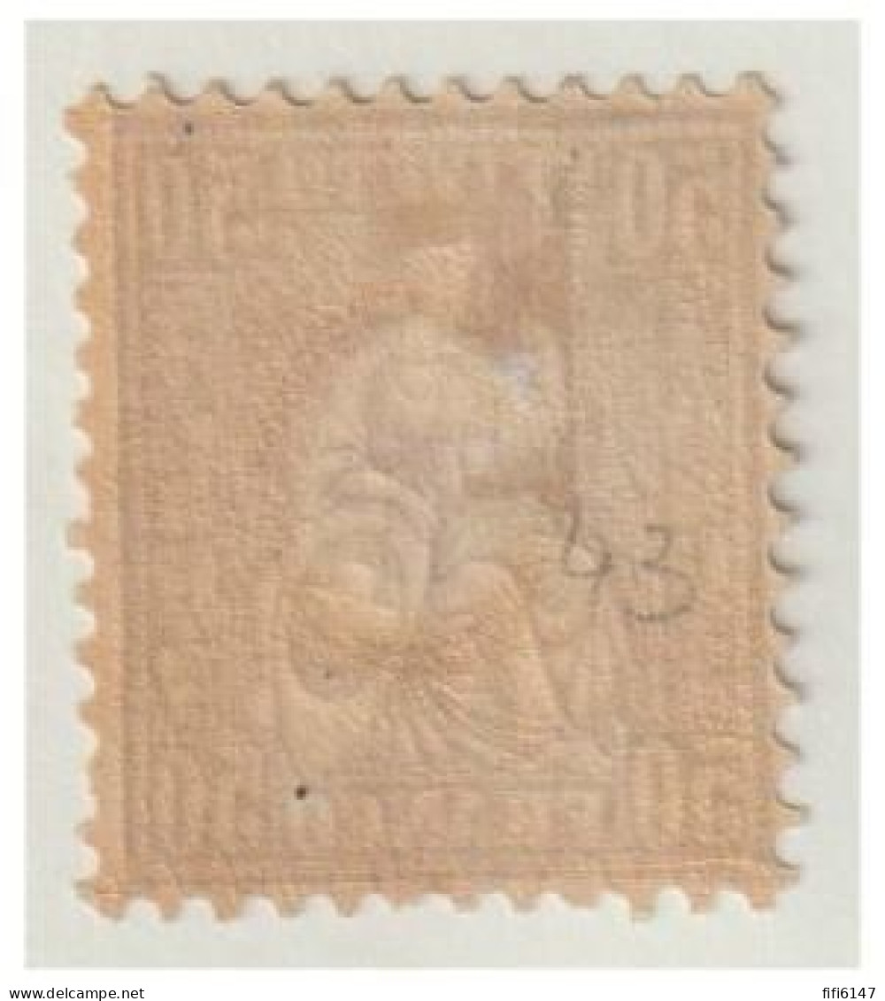 SUISSE --Helvtia Assise -- Yvert N°48* 30c Lilas --Lgère Ytace De Charnière-- - Unused Stamps