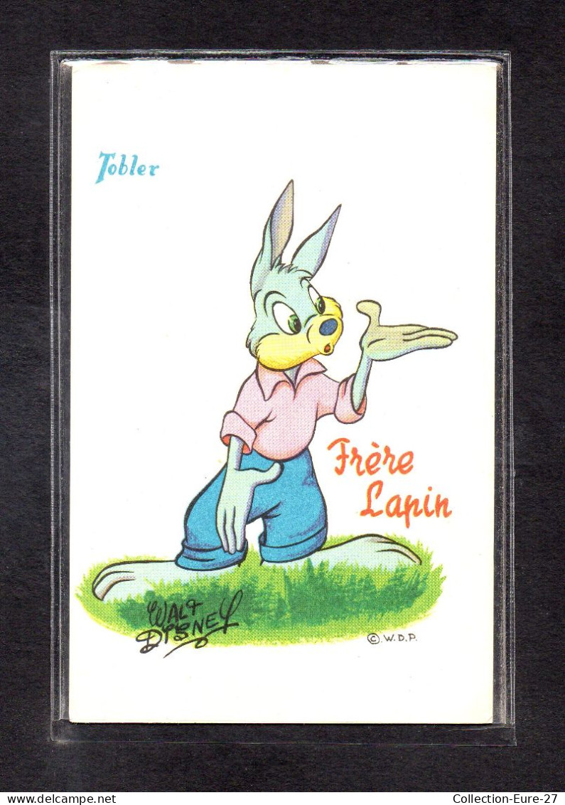 (06/02/24) THEME DISNEY-CPA WALT DISNEY - TOBLER - FRERE LAPIN - Sonstige & Ohne Zuordnung