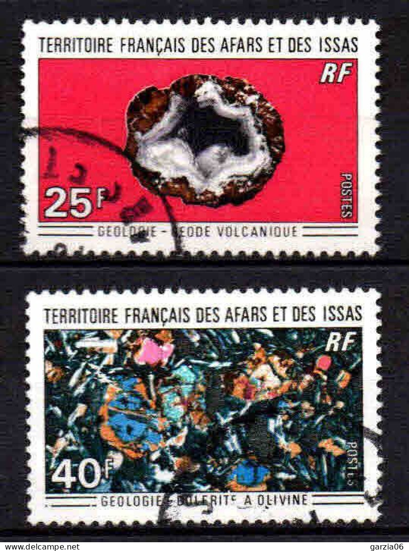 Afars Et Issas  - 1971 - Géologie  -  N° 370/371 - Oblit - Used - Oblitérés