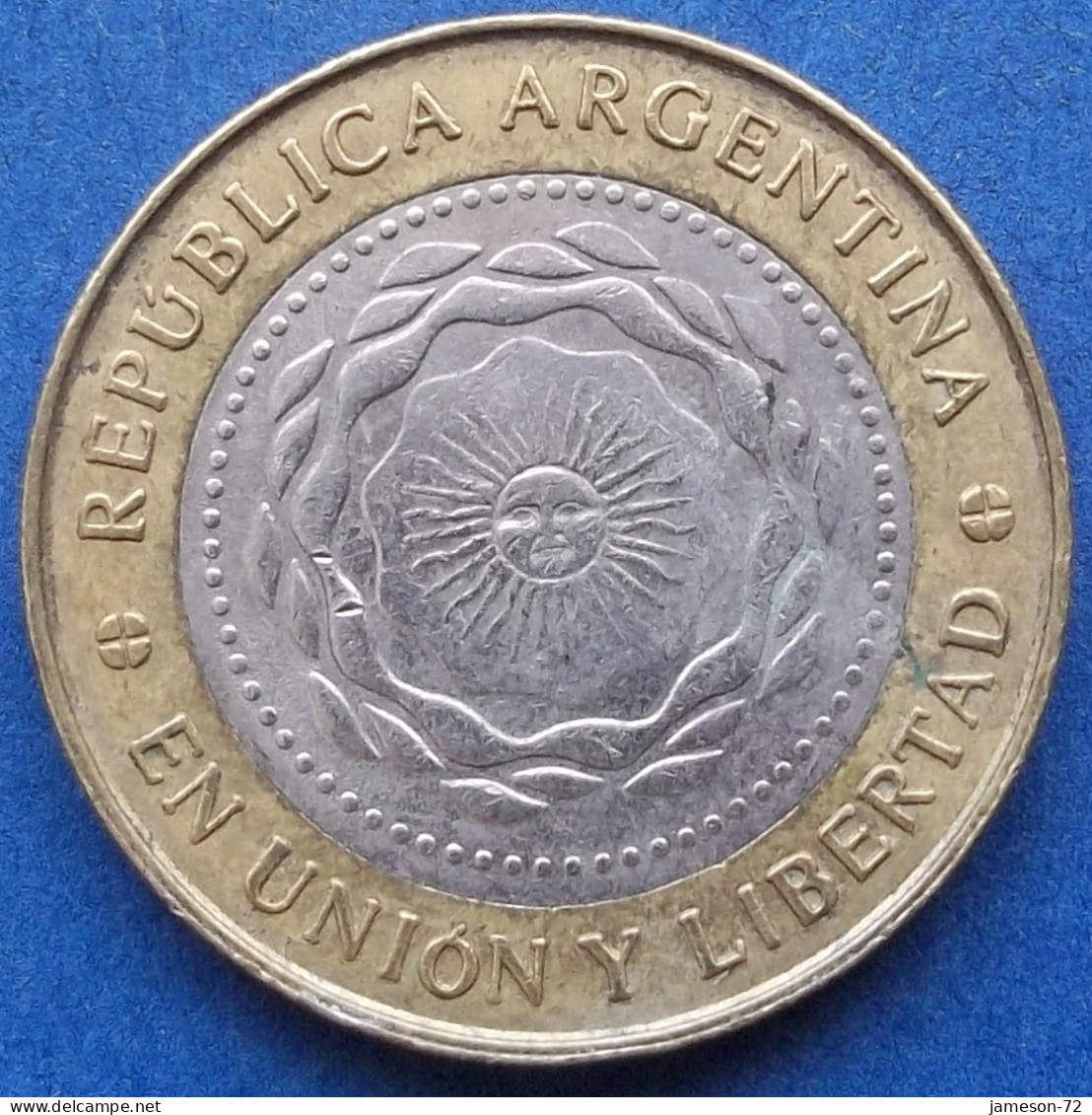 ARGENTINA - 2 Pesos 2014 KM# 165 Monetary Reform (1992) - Edelweiss Coins - Argentina