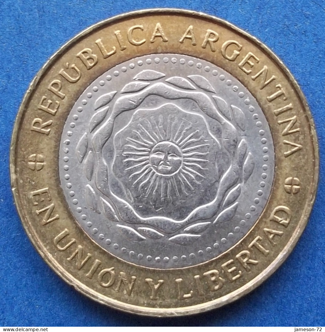 ARGENTINA - 2 Pesos 2015 KM# 165 Monetary Reform (1992) - Edelweiss Coins - Argentinië