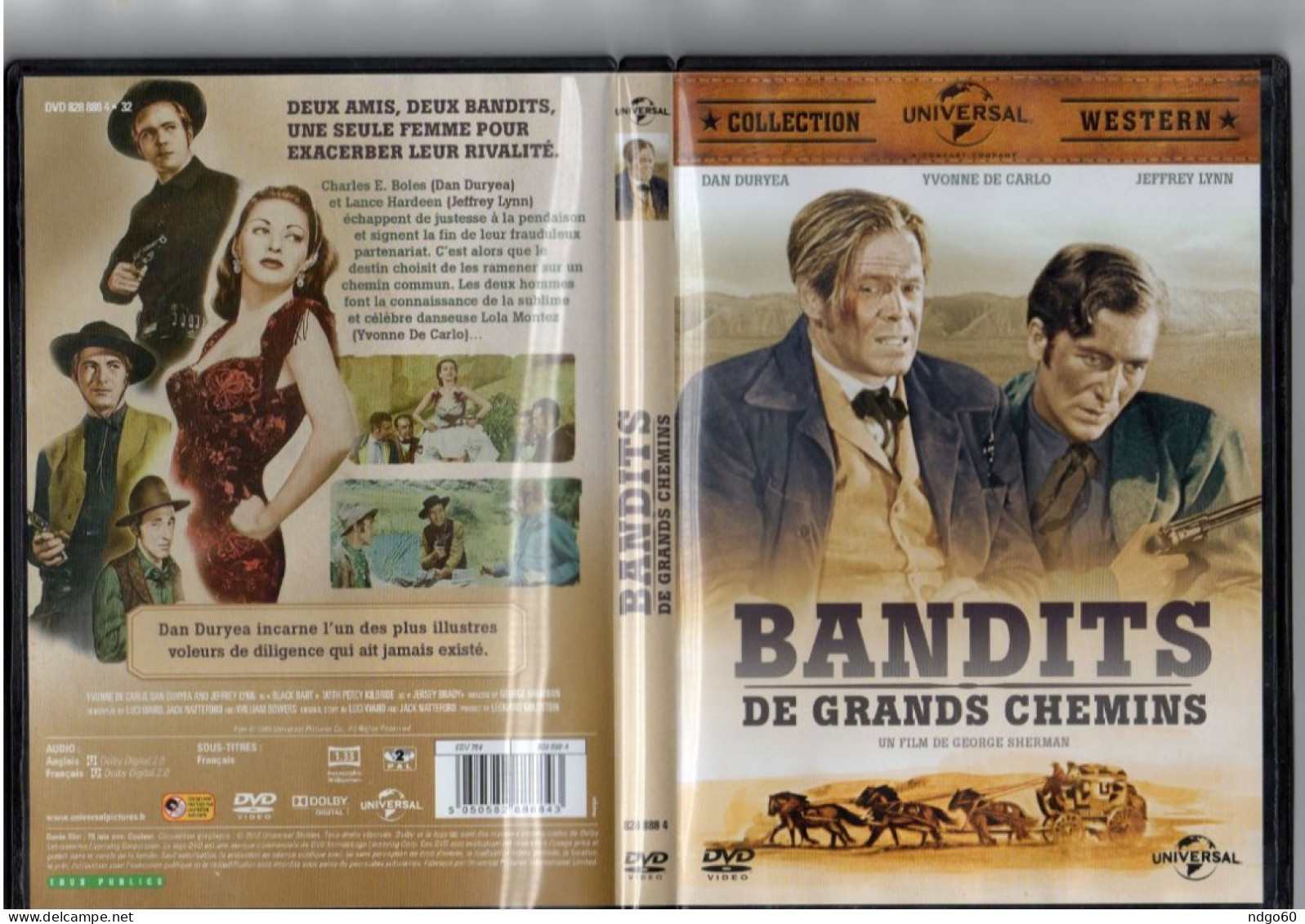 DVD Western - Bandits De Grands Chemins (1949) Avec Dan Duryea & Yvonne De Carlo - Oeste/Vaqueros