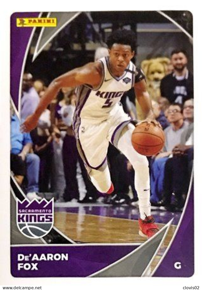 21 De'Aaron Fox - Sacramento Kings - Panini NBA Carte Basketball 2020-2021 - Altri & Non Classificati