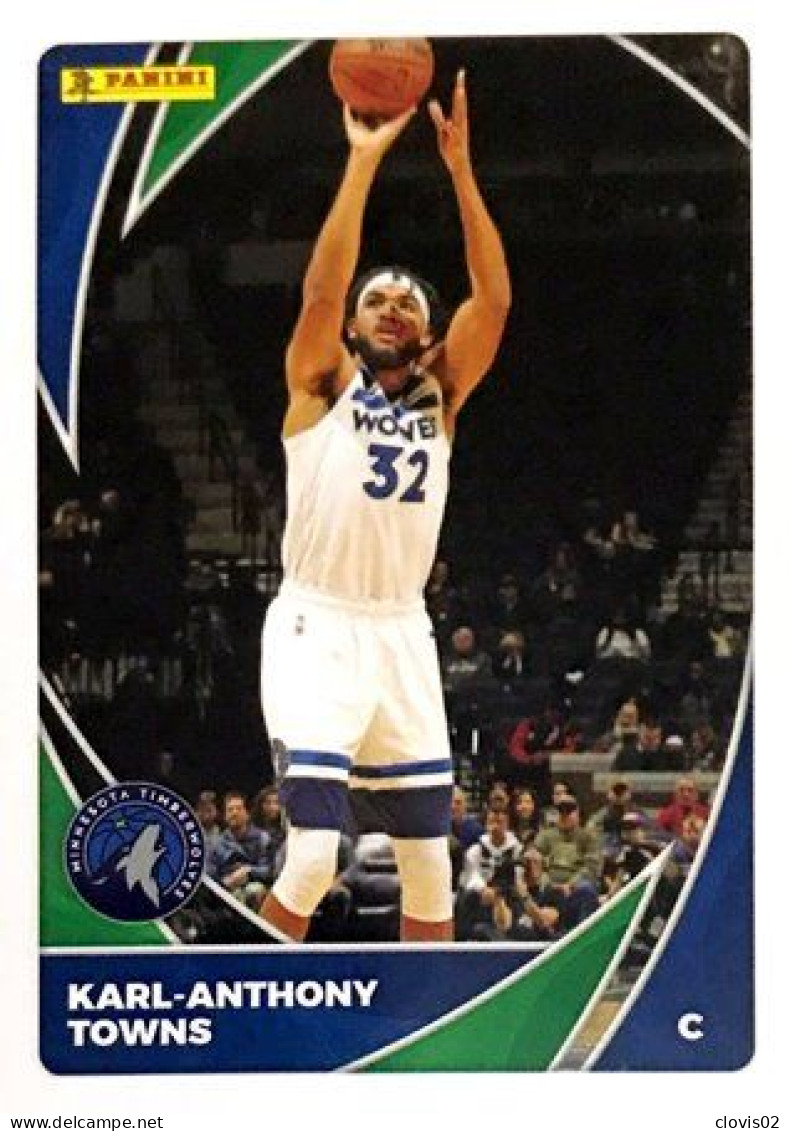 36 Karl-Anthony Towns - Minnesota Timberwolves - Panini NBA Carte Basketball 2020-2021 - Other & Unclassified