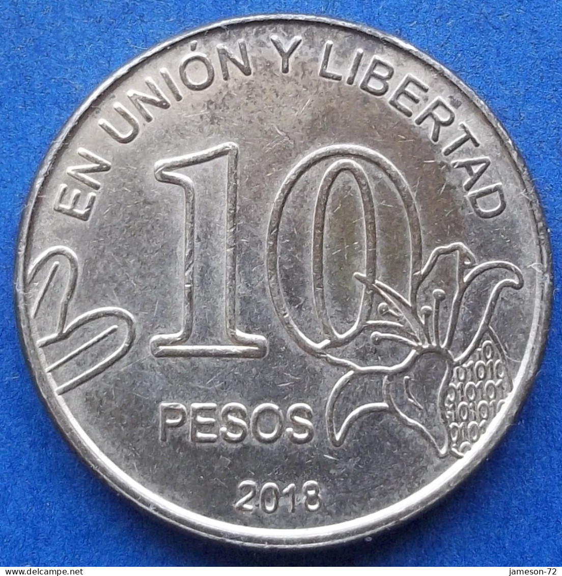 ARGENTINA - 10 Pesos 2018 "Calden" KM# 189 Monetary Reform (1992) - Edelweiss Coins - Argentine