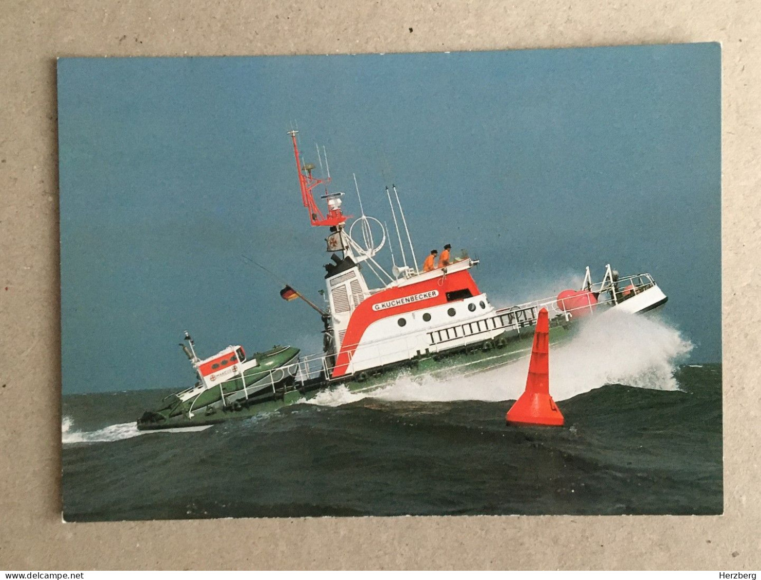 Germany - Sea Rescue Cruiser Otto Schulke - H.J. Kratsche - Gunter Kuchenbecker - Hans Luken Seenotkreuzer Tugboat Ship - Remolcadores