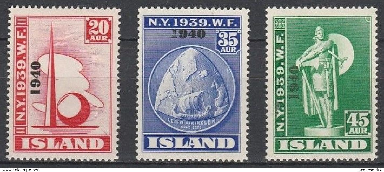 Iceland      .       Yvert    .      188-A/C      .     *      .      Mint-hinged - Unused Stamps