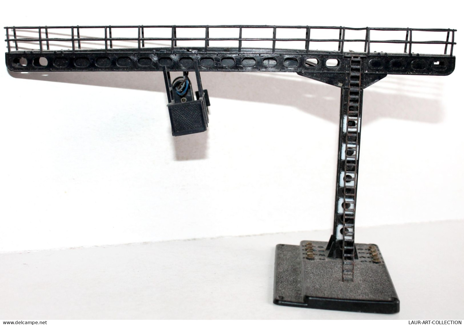 PORTIQUE, POTENCE NACELLE DOUBLE FEU SIGNALISATION, FERROVIAIRE SEMAPHORE HO + N / ANCIEN MODELE FERROVIAIRE (1712.277) - Elektrische Artikels