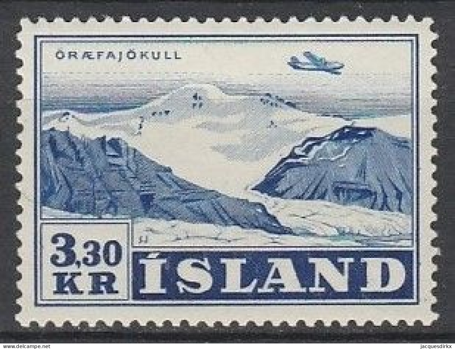 Iceland      .       Yvert    .     Airmail  29         .     *      .      Mint-hinged - Luftpost