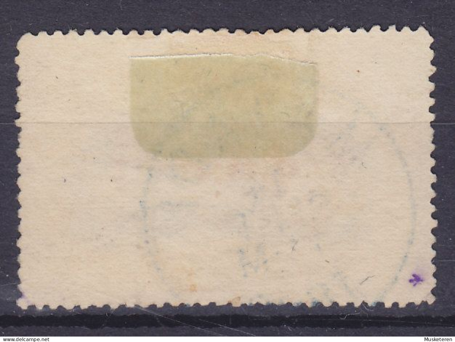 Belgian Congo 1894-1900 Mi. 16, 25c. Inkissi Waterfall (PURPLE) Deluxe MATADI Cancel !! (2 Scans) - Usados