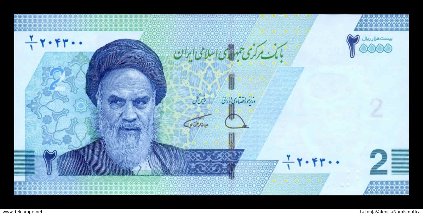 Irán 2 Toman (20000 Rials) 2022 Pick 161 Sc Unc - Iran