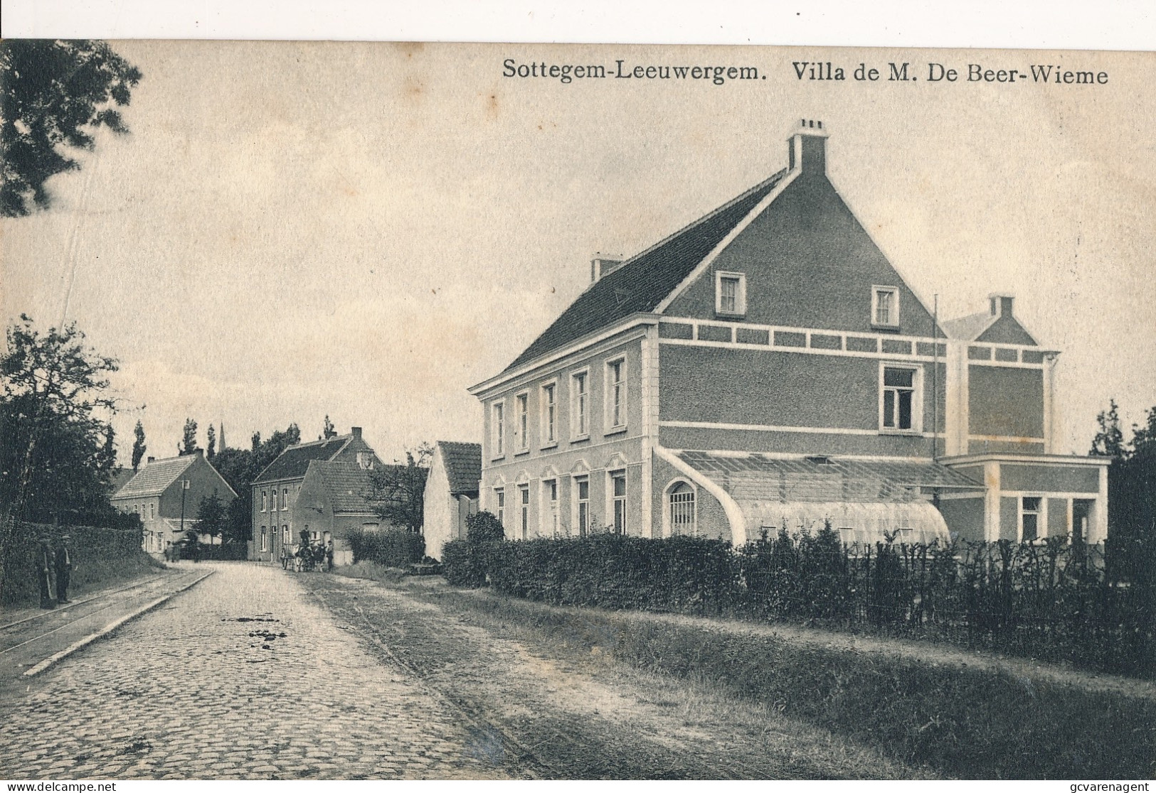 ZOTTEGEM LEEUWERGEM  VILLA DE M.DE BEER  WIEME     2 SCANS - Zottegem