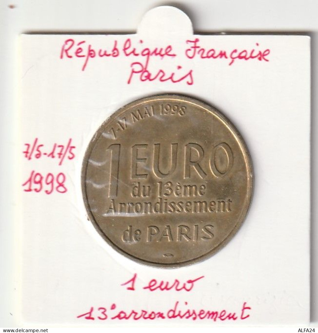 GETTONE-PRECURSORI EURO- 1 FRANCIA (MDG15.1 - Pruebas Privadas