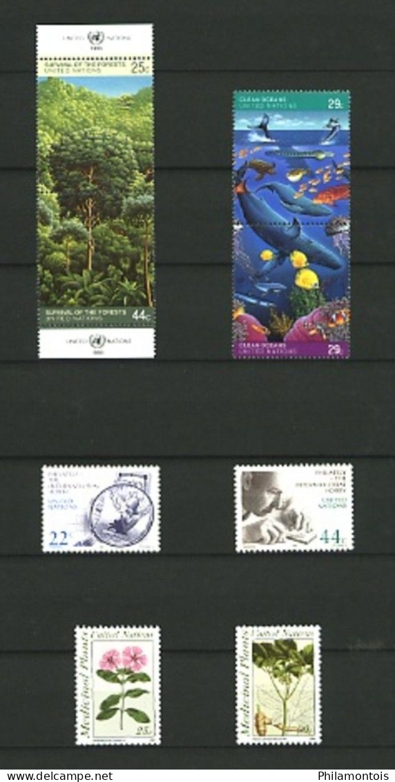 ONU (New-York) - Collection 1988/2010 -  Neufs N** - TB - Cote Supérieure à 110 Eur. - Faciale 30$ Soit 22 Eur. - Unused Stamps