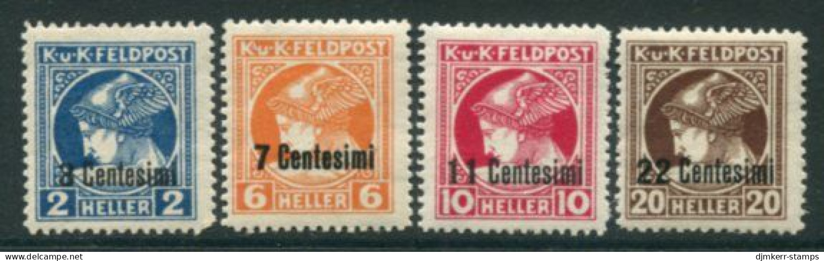 AUSTRIAN MILITARY POST In ITALY 1918  Newspaper Stamps.MNH / **.  Michel 20-23A - Ungebraucht