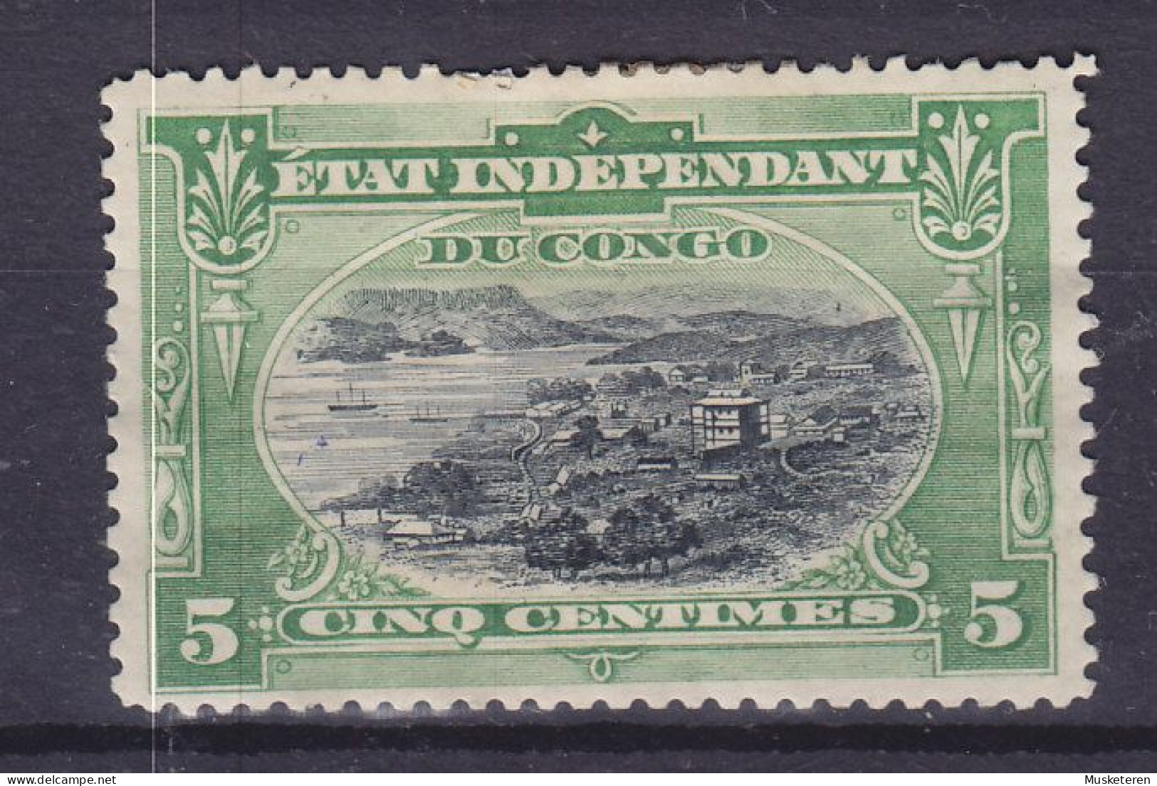 Belgium Congo 1900 Mi. 26, 5 C. Hafen Von Matadi, MH* - Ungebraucht