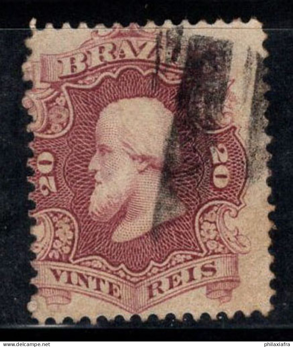 Brésil 1866 Mi. 24 Oblitéré 100% 20 R, Pedro II - Used Stamps