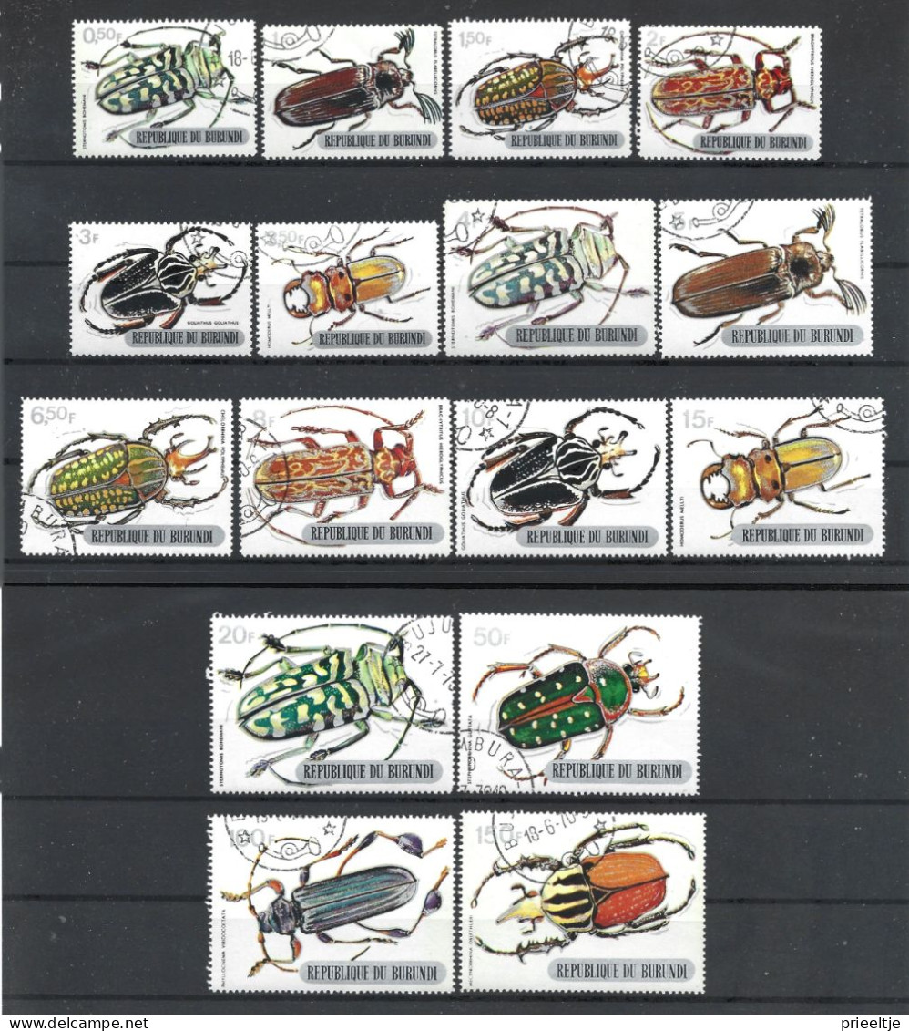 Burundi 1970 Insects Y.T. 350/362C (0) - Used Stamps