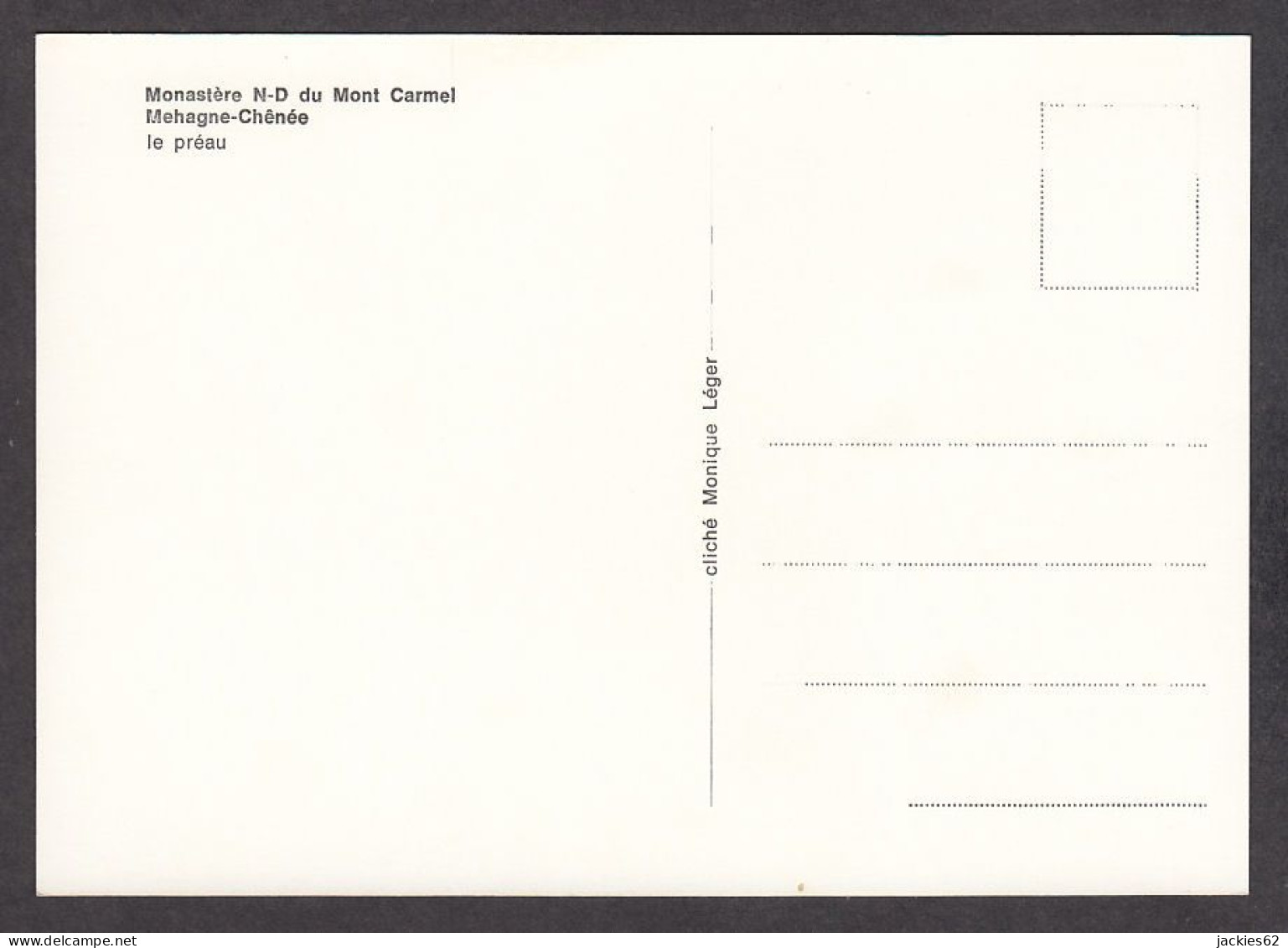 076911/ MEHAGNE, Monastère ND Du Mont Carmel, Le Préau - Chaudfontaine