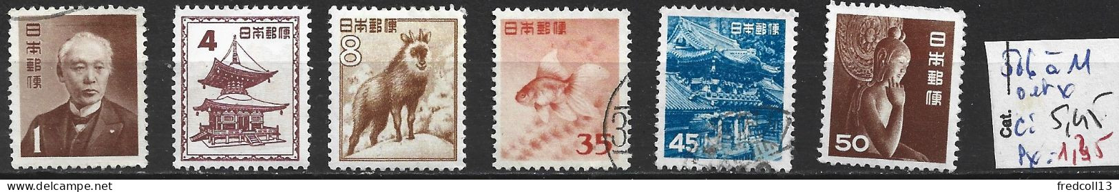 JAPON 506 à 11 Oblitérés (507-508 : * ) * Côte 5.45 € - Used Stamps