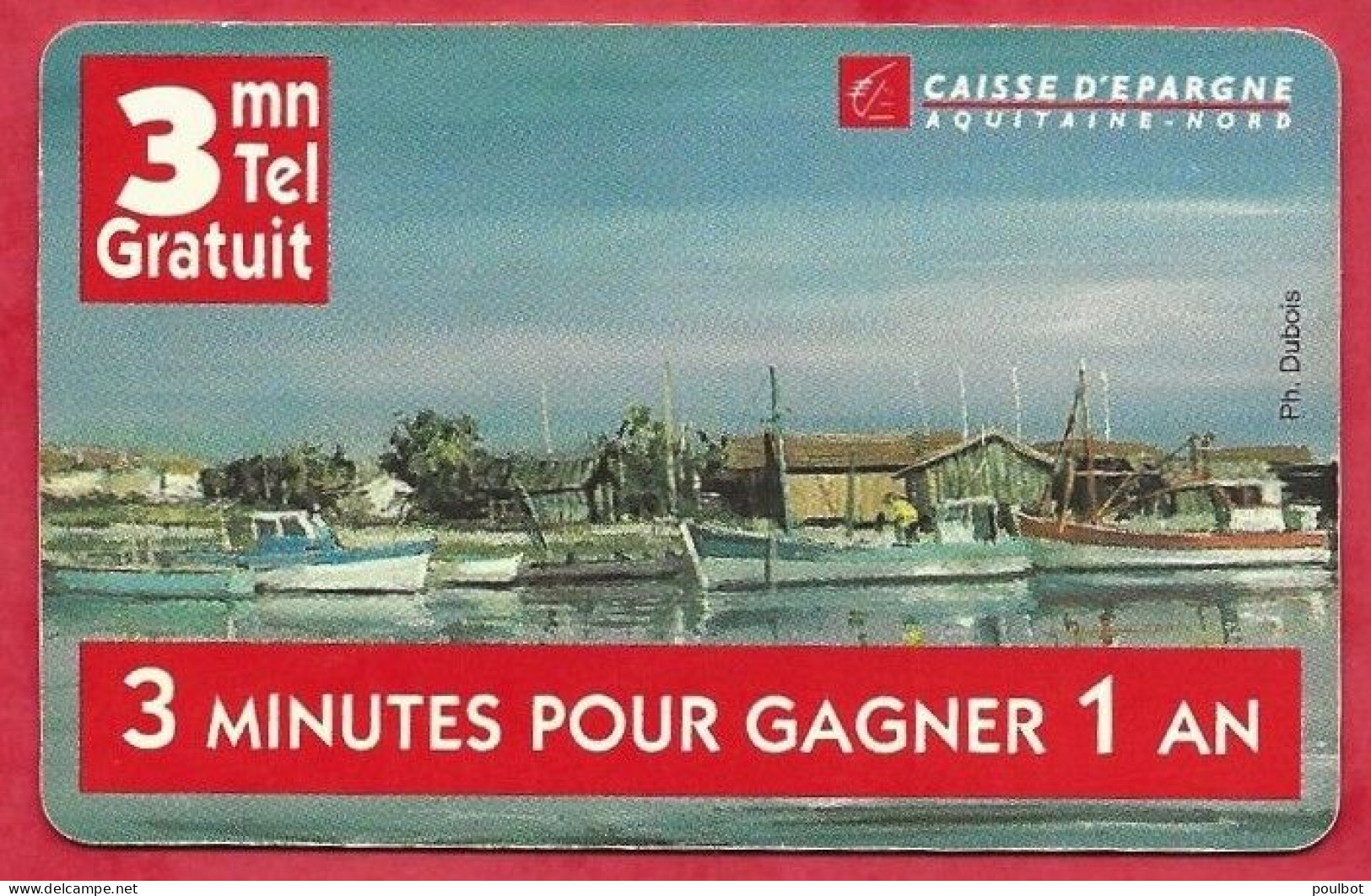 Carte A Code France Télécom FT C PRC PR3 Caisse D'épargne 3mn - Billetes FT