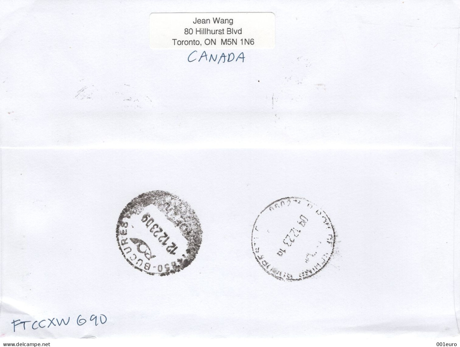 CANADA : Circulated Cover - Registered Shipping! - Oblitérés