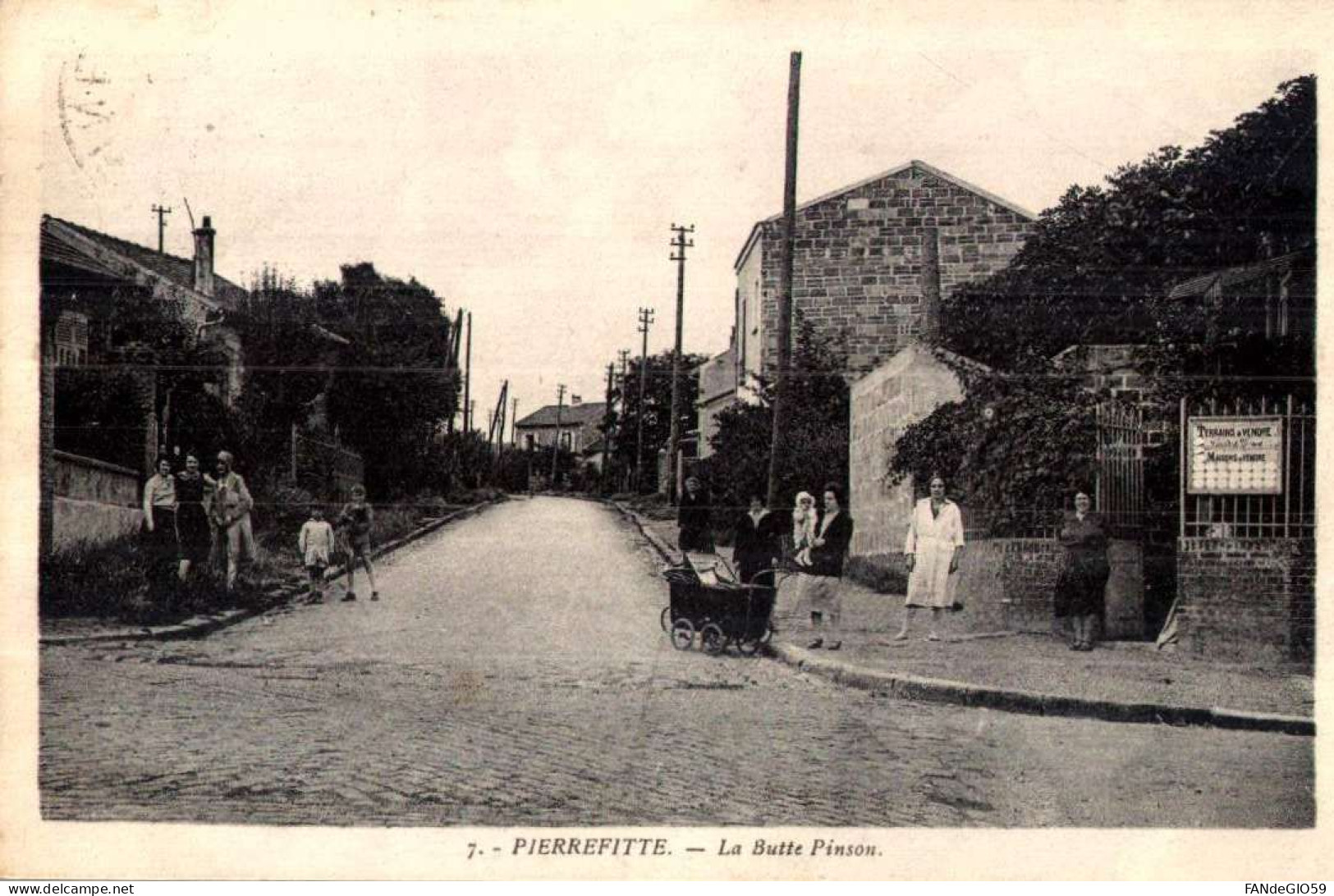 93 - Pierrefitte - La Butte Pinson  //// 27 - Pierrefitte Sur Seine