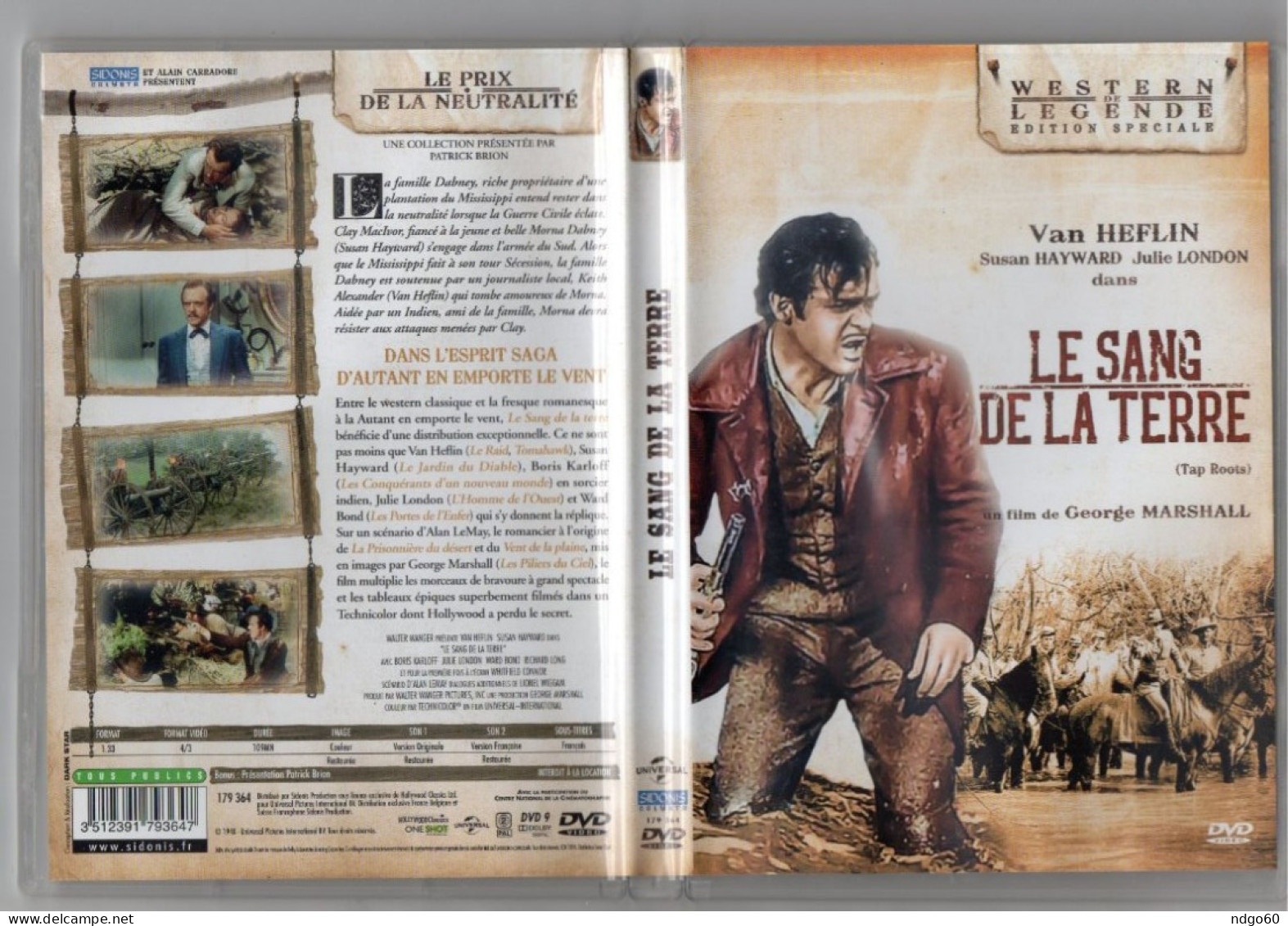 DVD Western - Le Sang De La Terre (1948) Avec Van Heflin - Western/ Cowboy
