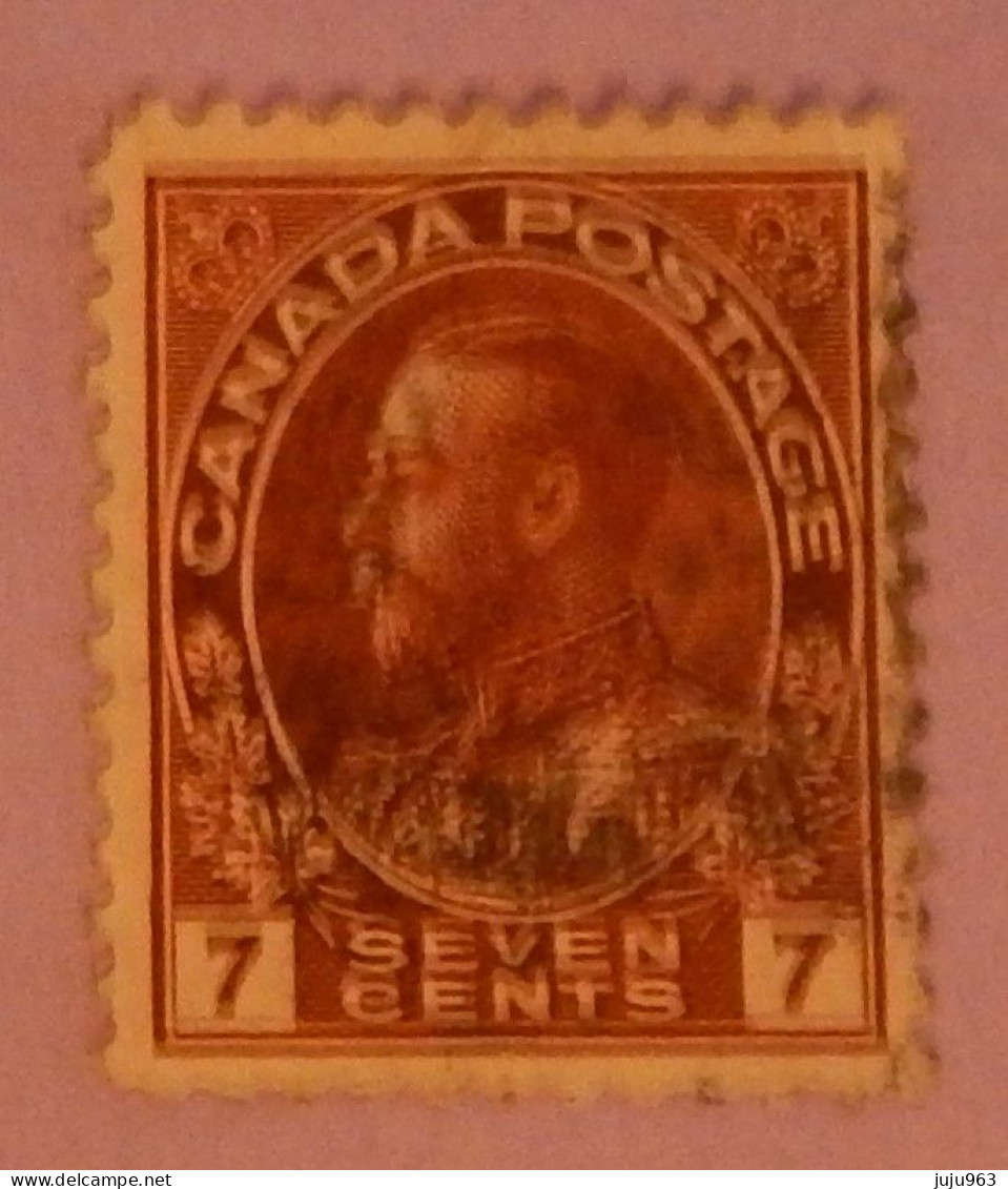 CANADA YT 114 OBLITERE "GEORGE V" ANNÉES 1918/1925 - Oblitérés