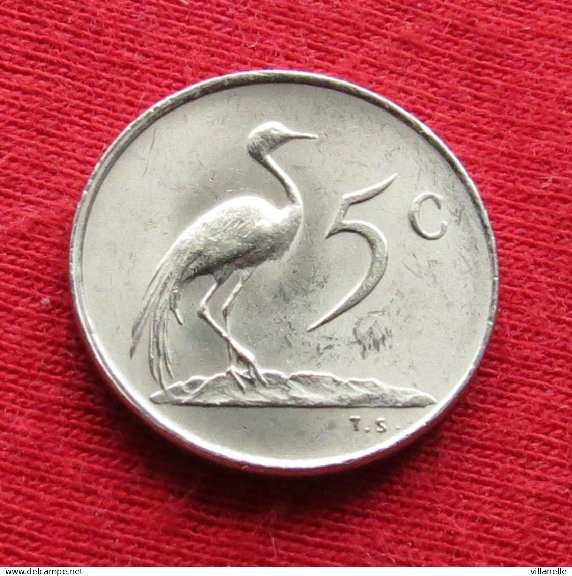 South Africa 5 Cents 1978 KM# 84 *VT Bird  Africa Do Sul RSA Afrique Do Sud Afrika - Afrique Du Sud