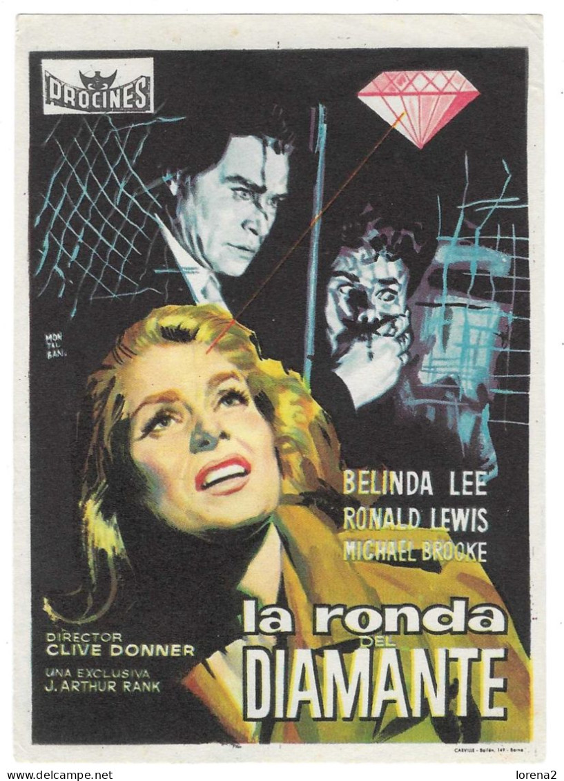 Programa Cine. La Ronda Del Diamante. Belinda Lee. 19-1709 - Cinema Advertisement