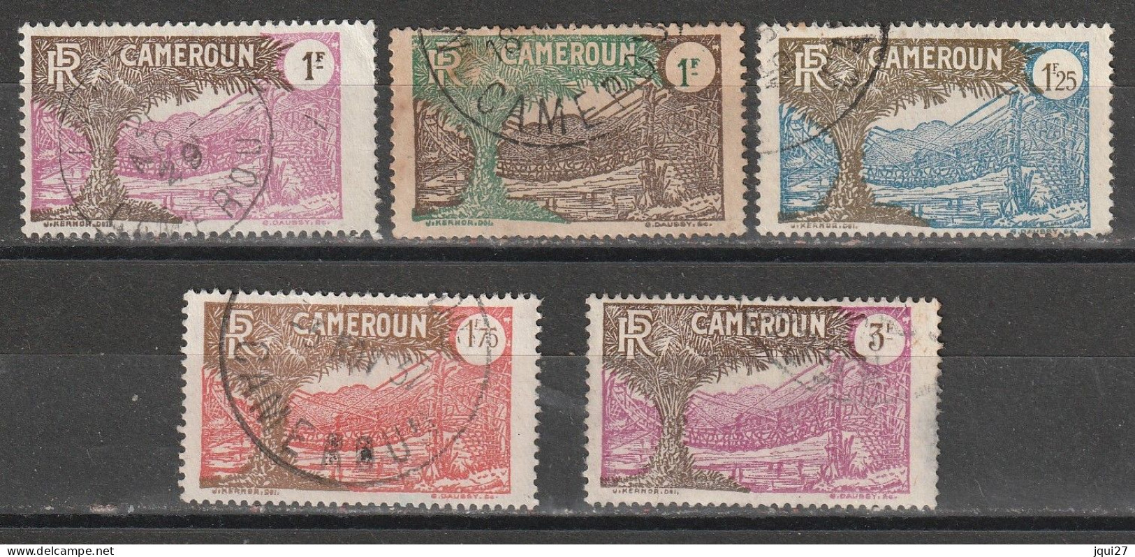Cameroun N° 142 143 145 146 148 - Oblitérés