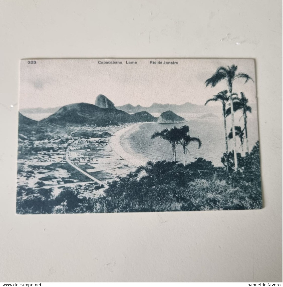 Carta Postale 1946 - Brasil - RIO DE JANEIRO, COPACABANA LEME - Copacabana