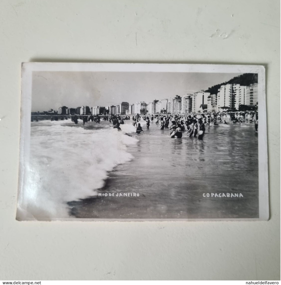Carta Postale 1954 - Brasil - RIO DE JANEIRO, COPACABANA - Copacabana