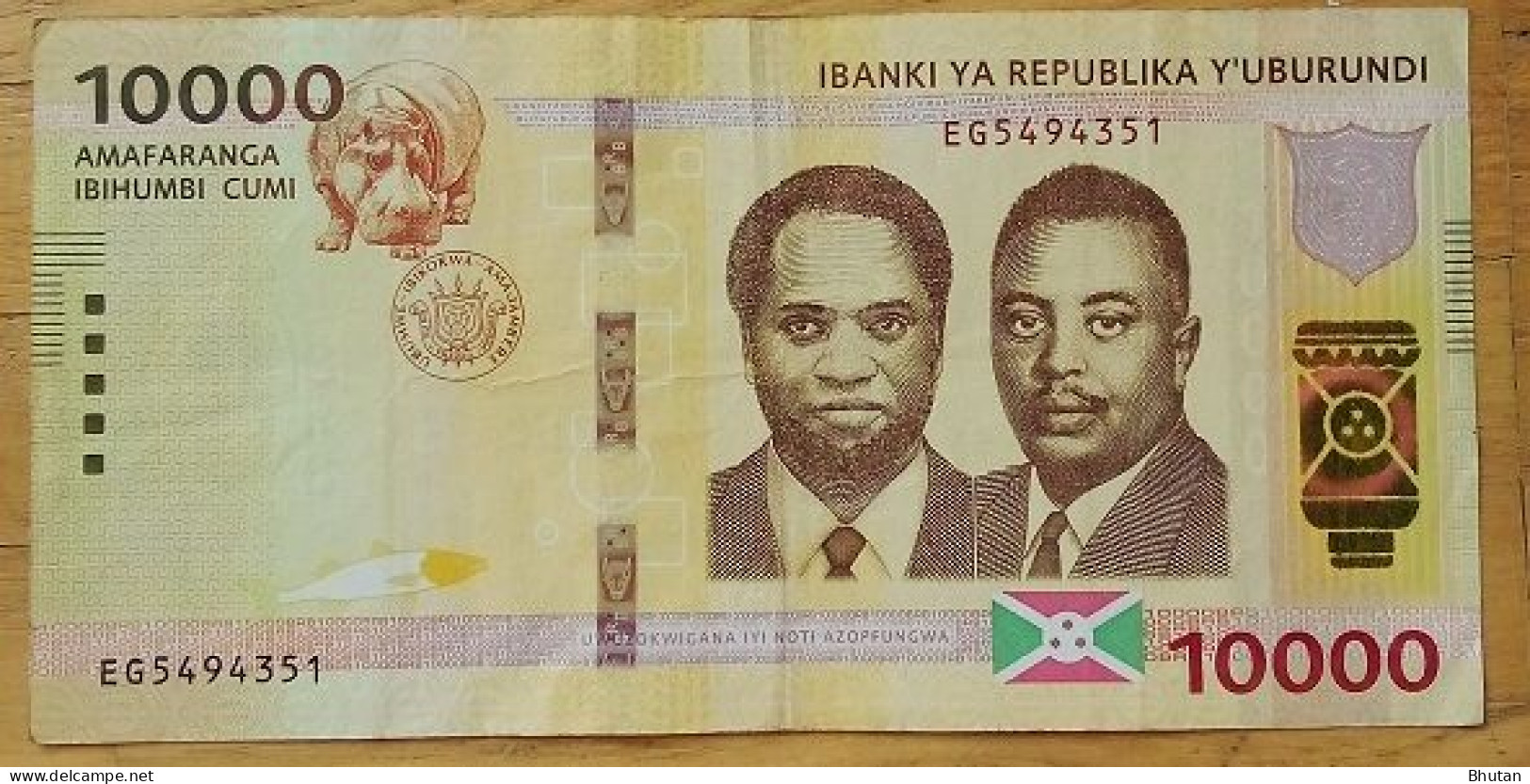 Burundi - 10000 Burundi Francs - Other - Africa