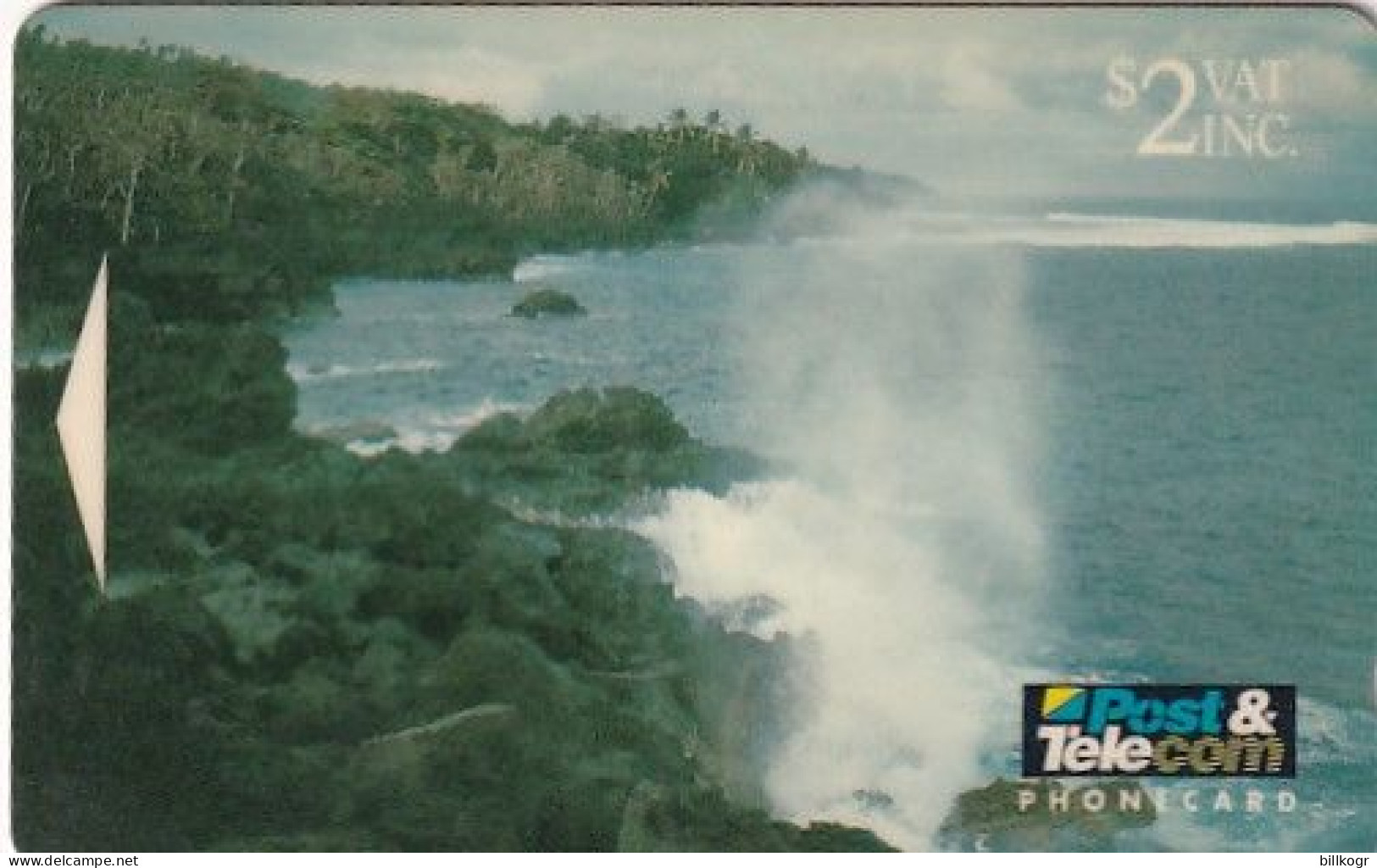 FIJI ISL.(GPT) - Blow Holes/Taveuni Island Fiji, CN : 04FJB/C, Tirage %50000, Used - Fidji