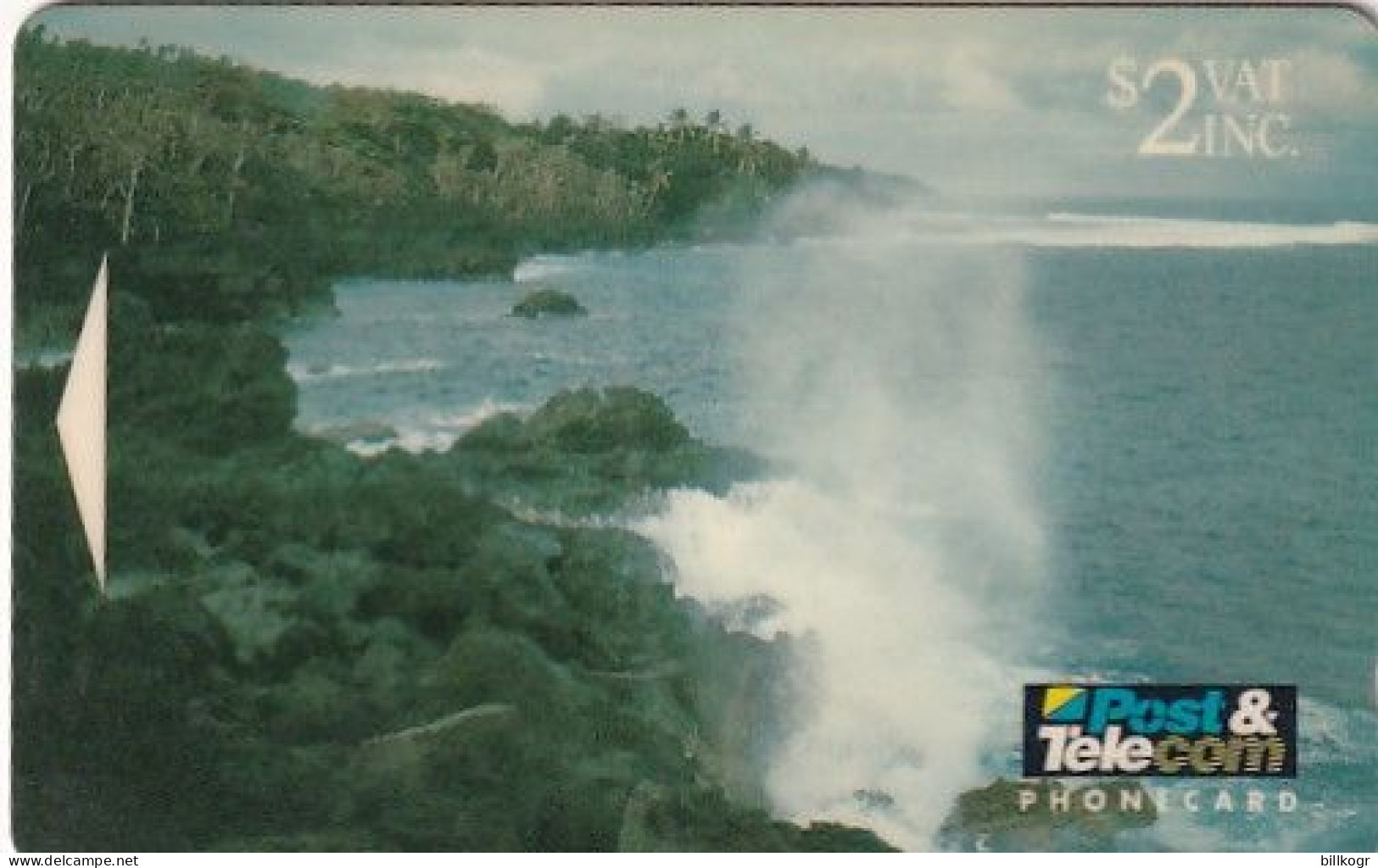 FIJI ISL.(GPT) - Blow Holes/Taveuni Island Fiji, CN : 04FJB/C, Tirage %50000, Used - Figi