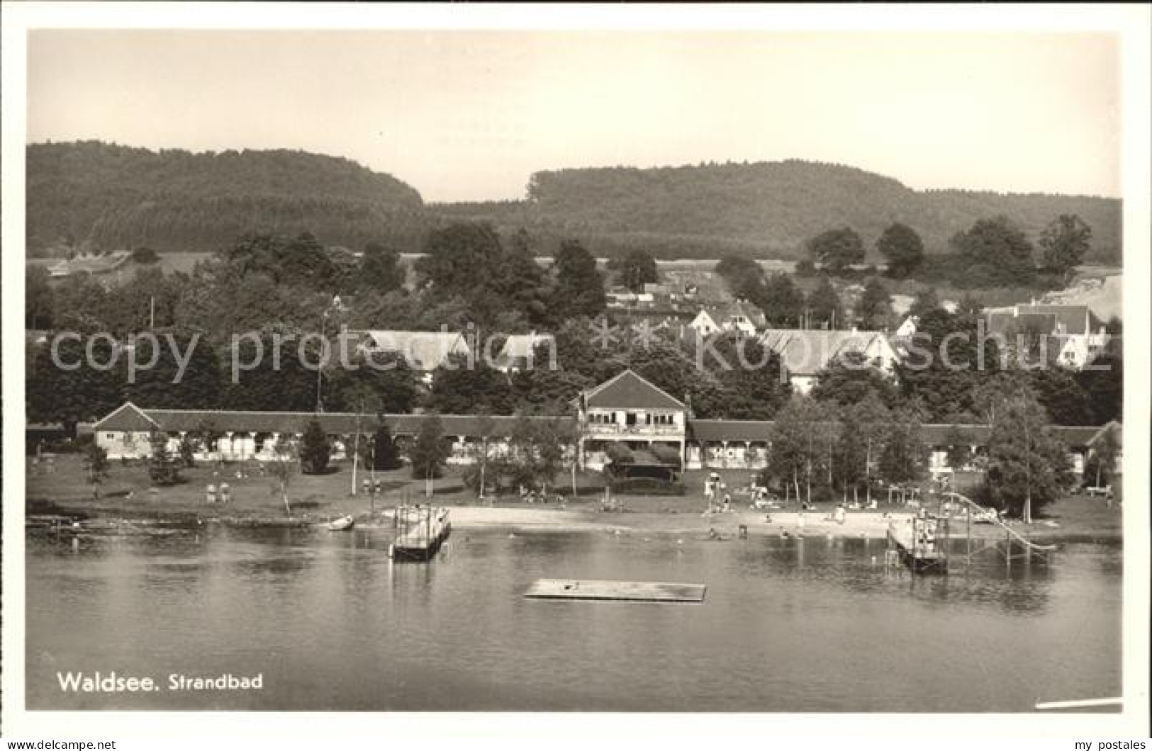 41786517 Bad Waldsee Strandbad Stadtsee Bad Waldsee - Bad Waldsee