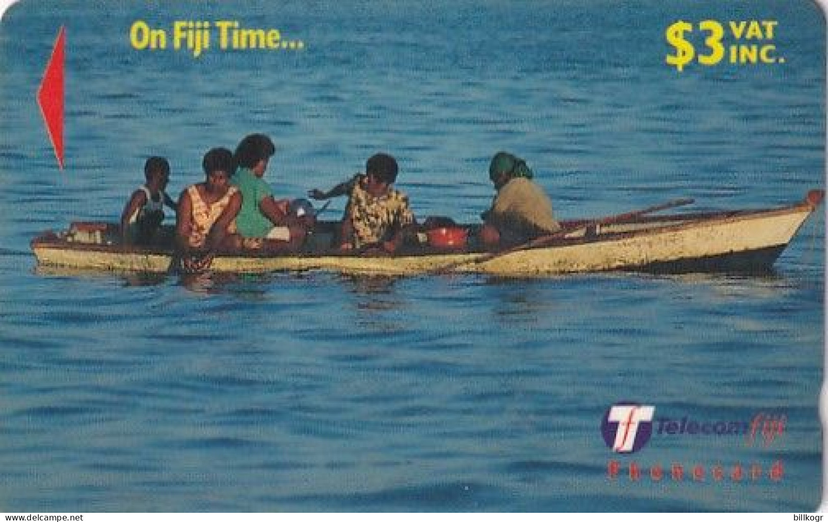 FIJI ISL.(GPT) - Fijian Women Punt Fishing, CN : 29FJB/B, Used - Fiji