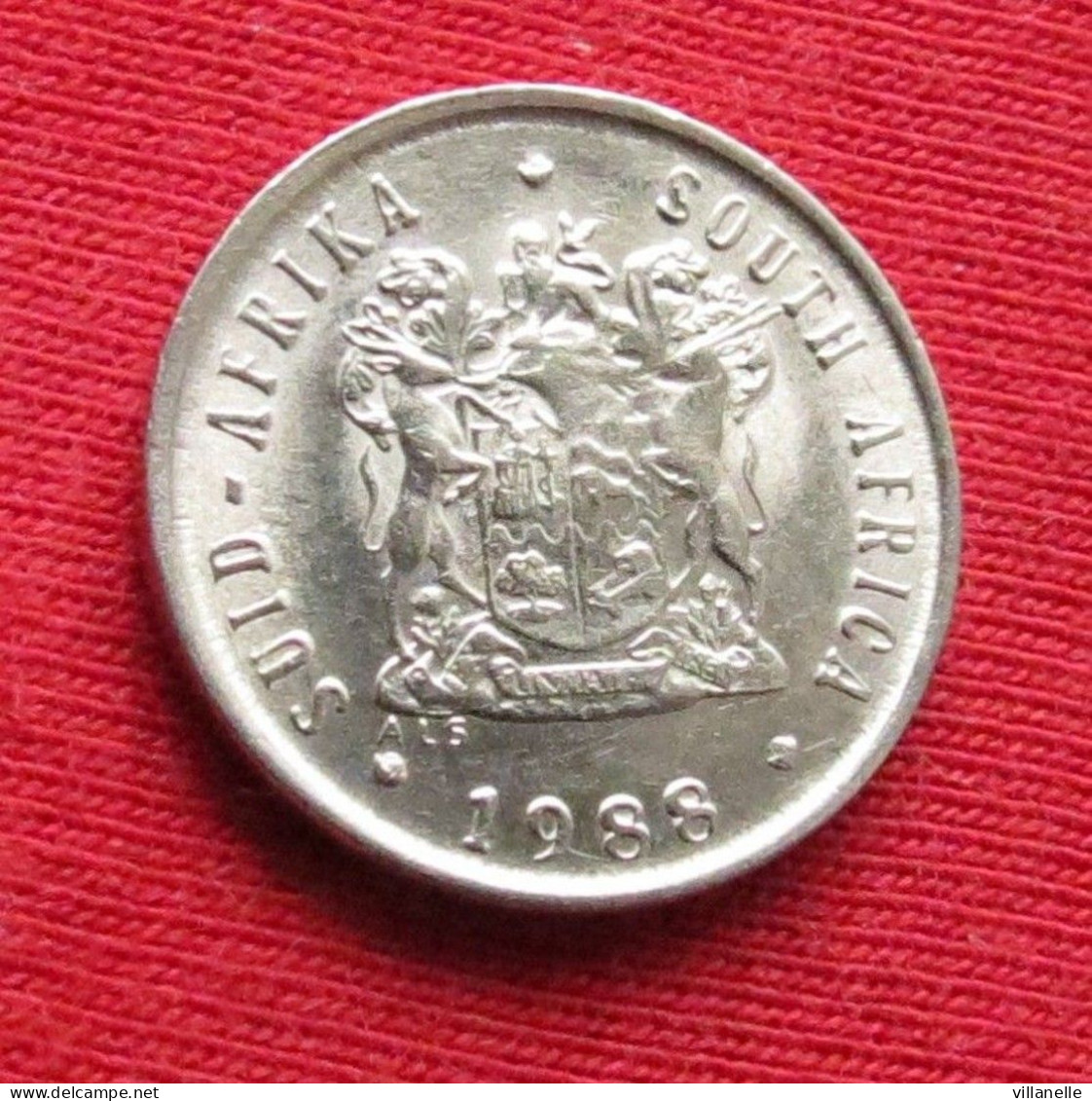 South Africa 5 Cents 1988 KM# 84 *VT Bird  Africa Do Sul RSA Afrique Do Sud Afrika - South Africa