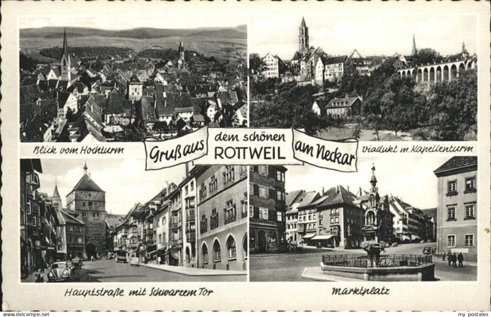 41222304 Rottweil Neckar Hochturm, Marktplatz, Kapellenturm Buehlingen - Rottweil