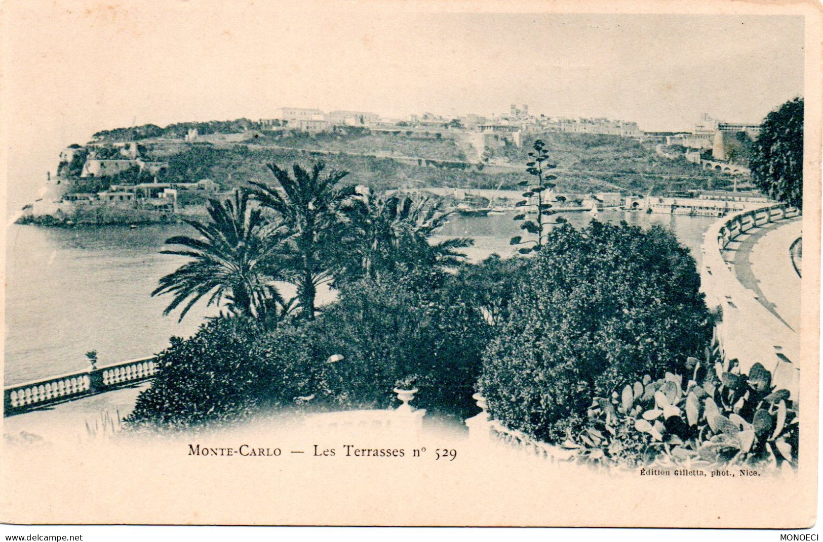 MONACO -- MONTE CARLO -- CPA Précurseur  -- Les Terrasses - Terraces