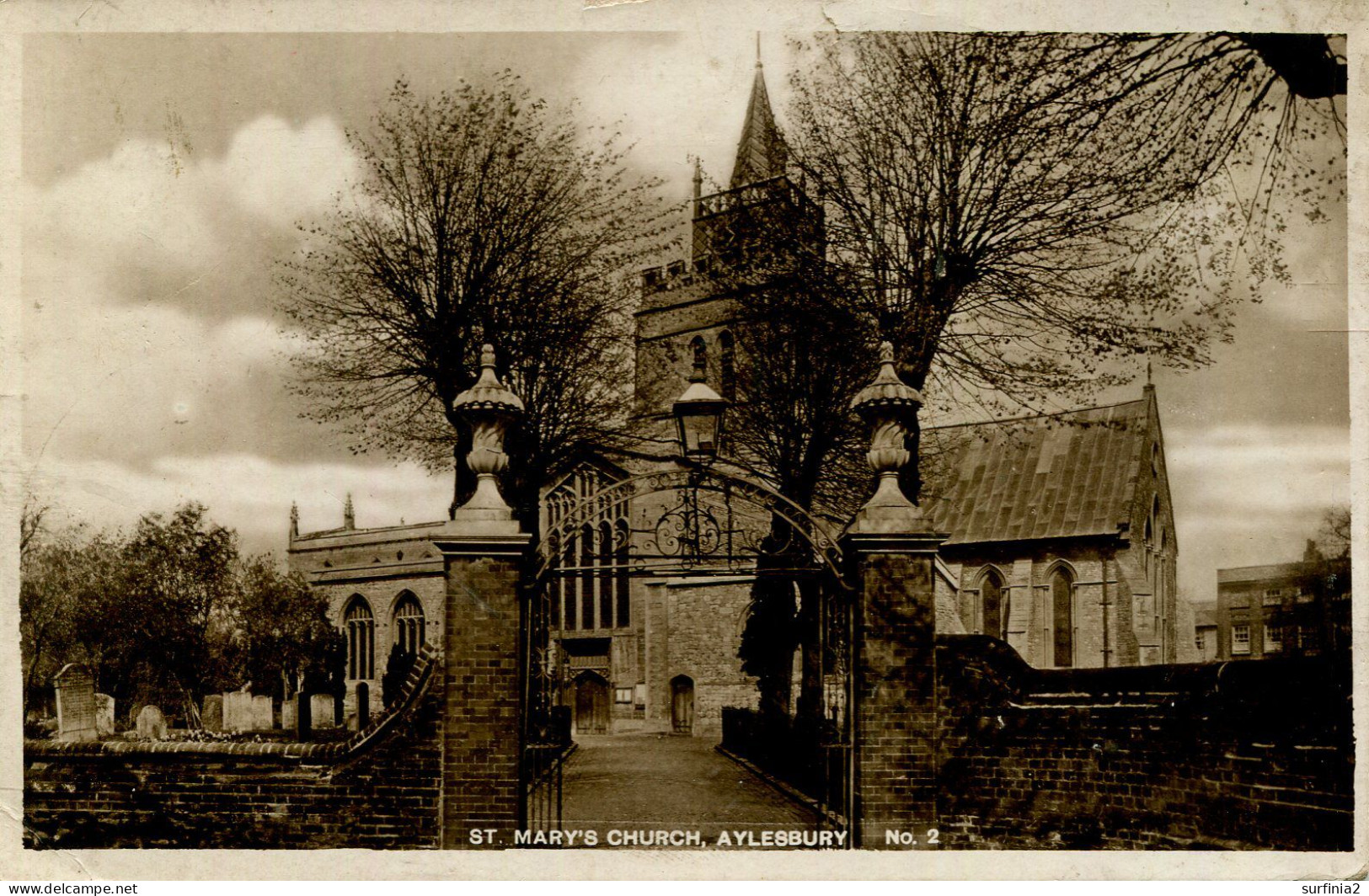 BUCKS - ST MARY'S CHURCH, AYLESBURY RP Bu277 - Buckinghamshire