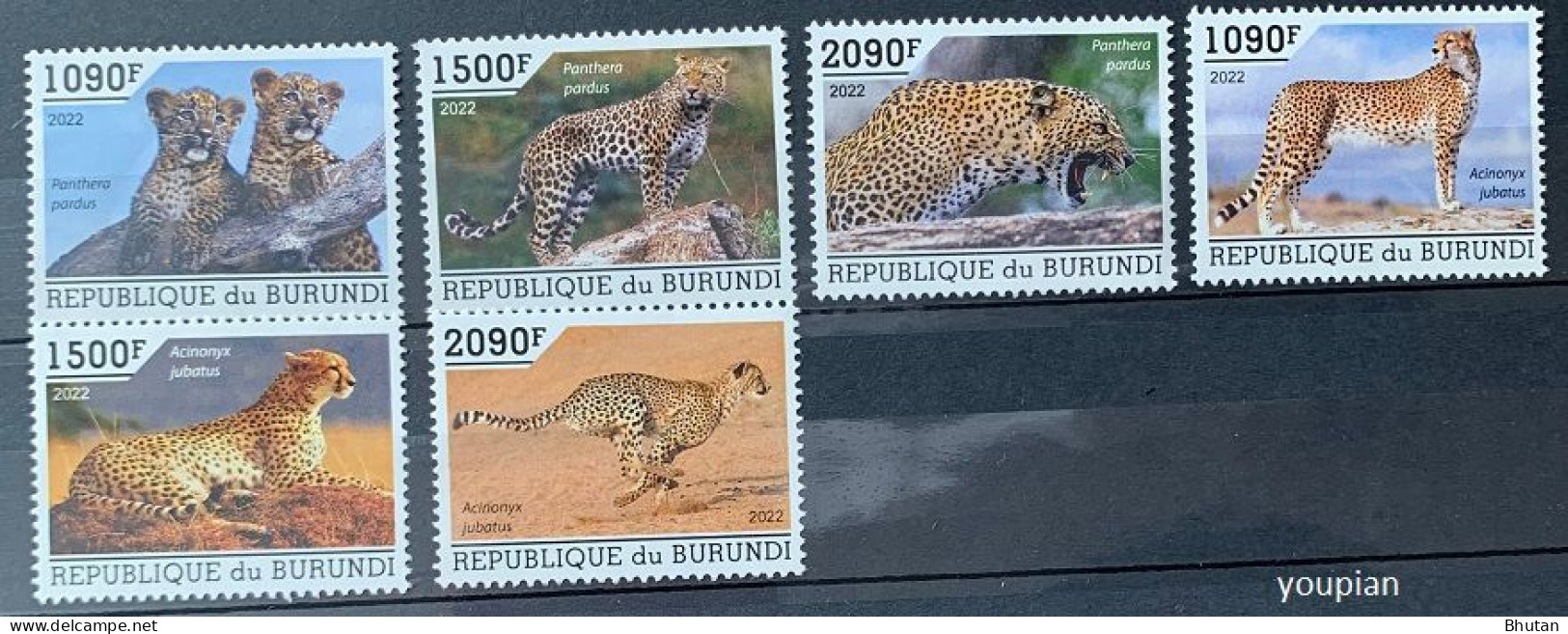 Burundi 2022, Fauna Of Burundi, MNH Stamps Set - Unused Stamps