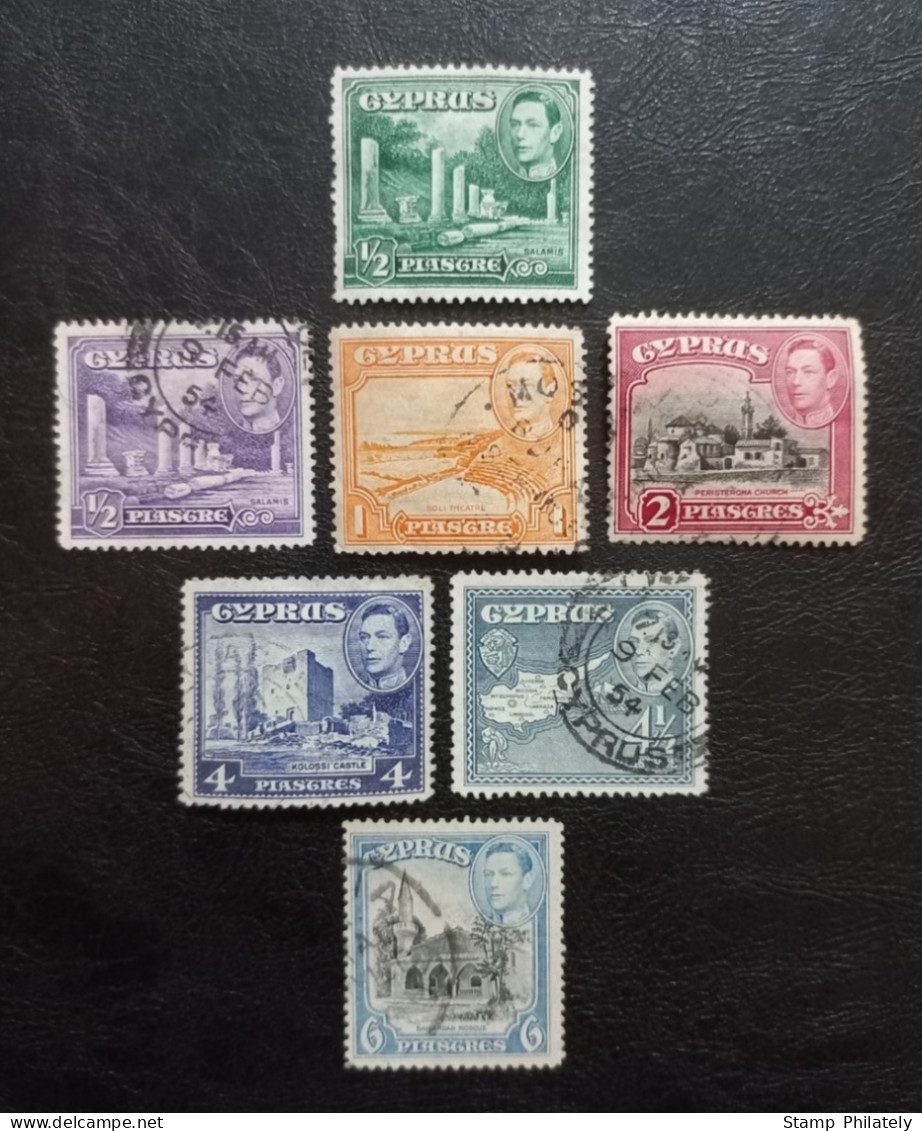 Cyprus Used Stamps King George 1938-1951 - Andere & Zonder Classificatie